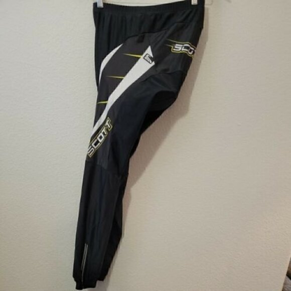 Scott Pants - SCOTT Cycling Womens Padded Tights Zipper Ankle Made In Italy Size Large‍‍‍﻿﻿﻿﻿﻿